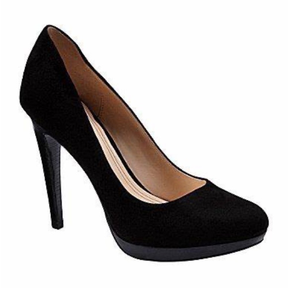 ❤️NWOT COLE HAAN "CHELSEA" BLACK SUEDE PUMPS - NIKE AIR - IN BOX - SZ 7.5B
